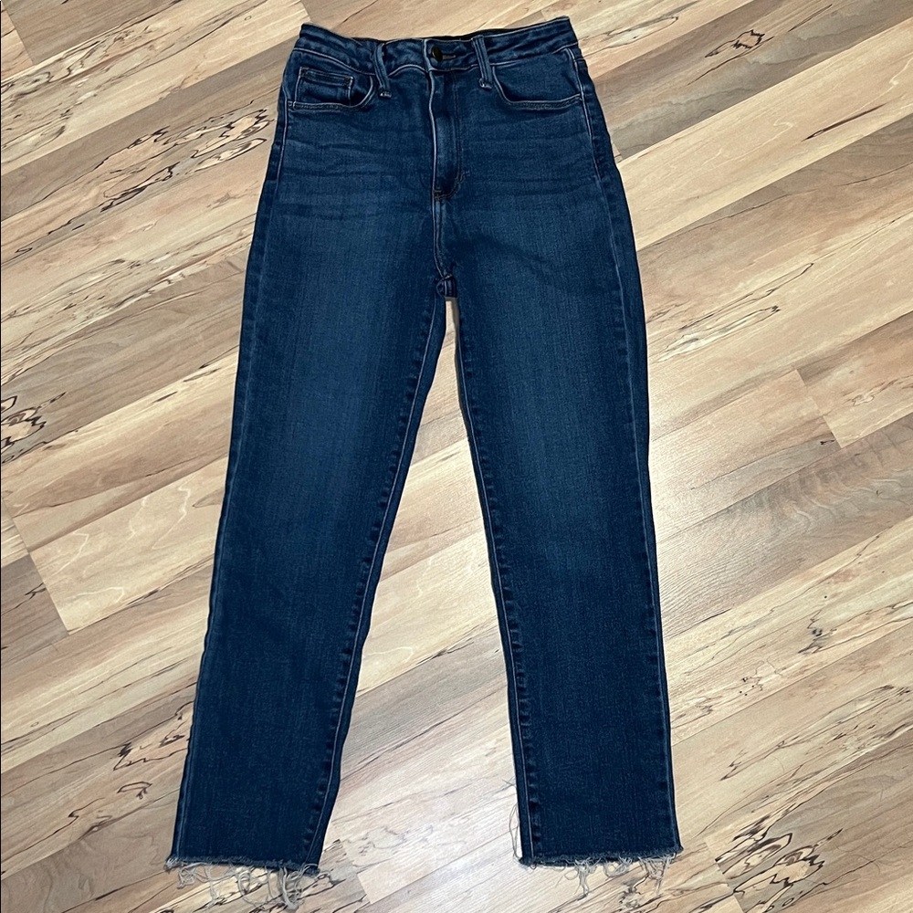 Just Black Denim Dark Blue Ankle Jeans